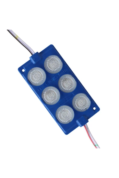 POWERMASTER Modül Led 24v 3w Mavi 75x40 Mm 3030
