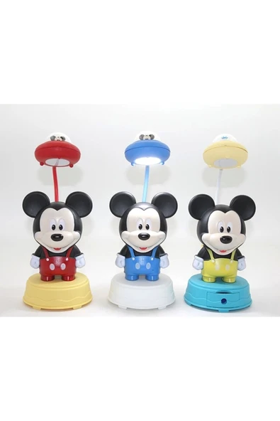 DUOZA Mickey Mouse Masa Üstü Lamba Şarjlı Usb Alk2714