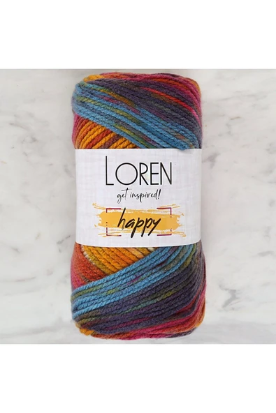 LOREN Happy Ebruli El Örgü İpi - RH001 - 34286