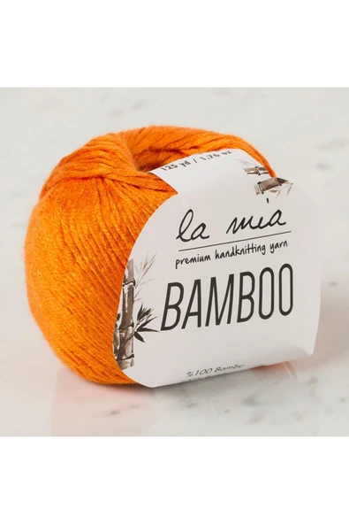 SAVA HOME COLLECTİON La Mia Bamboo Turuncu El Örgü İpi - L150 - 33855