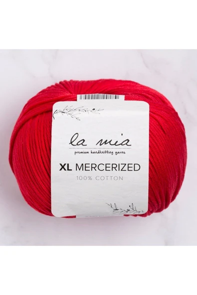SHOPZUM La Mia Xl Mercerized Kırmızı El Örgü İPi - 19 - 33762