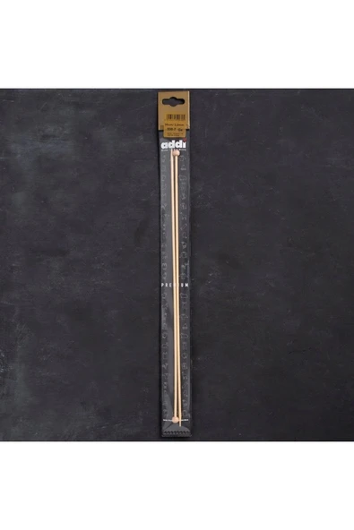 HOBİUM Addi Bambus 3mm 35cm Bambu Örgü Şişi - 500-7