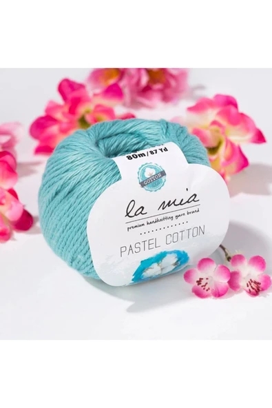 THİNKOS La Mia Pastel Cotton Mavi El Örgü İPi - L053 - 33618