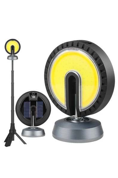 POWERMASTER Pm-24564 25 Watt Usb - Type-c Girişli Cob Ledli Tek Yönlü 180 Derece Solar Çalışma Lamba