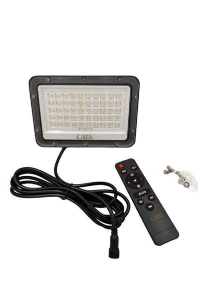 CT-4649 Solar Led 200W Platinium 6400K Beyaz Işık Kumandalı Projektör Güneş Enerjili - 2