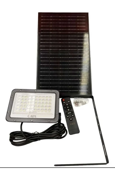 CT-4649 Solar Led 200W Platinium 6400K Beyaz Işık Kumandalı Projektör Güneş Enerjili - 3