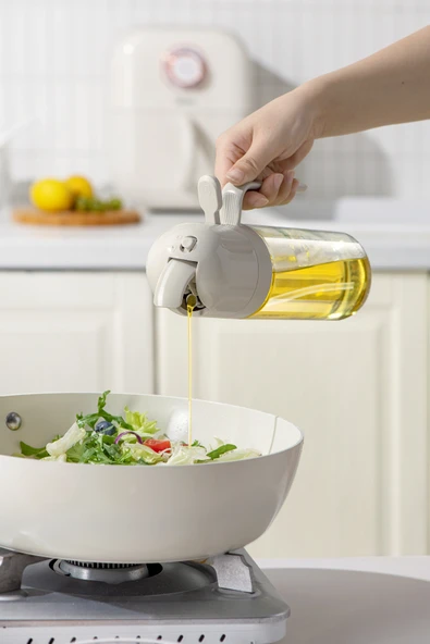 Pinmoo Space Spreyli ve Damlatmaz Yağdanlık- 2si1 Arada Yeşil - 2