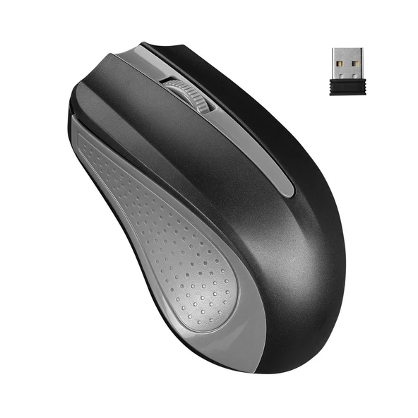Everest SM-537 Usb Optic 1500Dpı 2.4Ghz Gri Kablosuz Mouse - 2