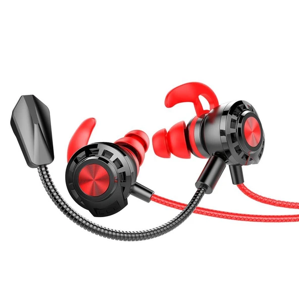 Rampage RM-K36 PROUD 3,5mm Gaming Kırmızı Kulak İçi Mikrofonlu Kulaklık - 2