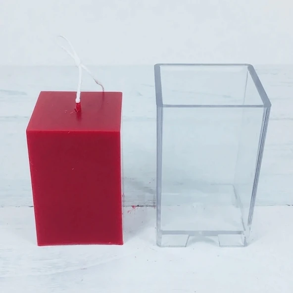 Poli Karbon Mum Kalıbı  Kare 9X6,7