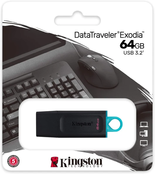 Kingston DataTraveler Exodia 64GB USB3.2 Gen1 DTX/64GB
