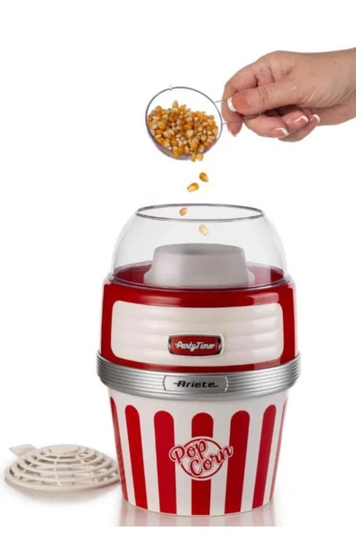 ARIETE Party Time Patlamış Mısır Makinesi Rosso Xl Kırmızı00c2957 - Resim 3