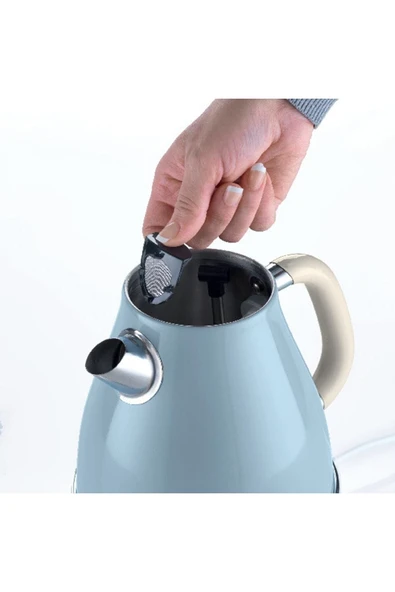 ARIETE Vintage Kettle Mavi 1 Litre - Resim 2