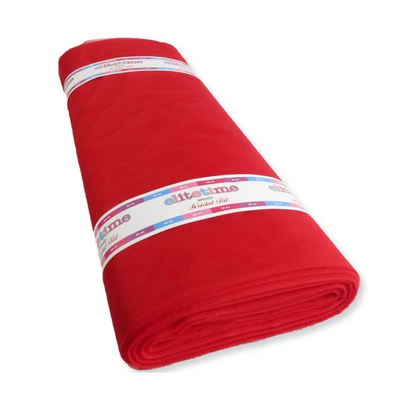 Kristal Tül 3 Metre X 50 Metre  Kırmızı