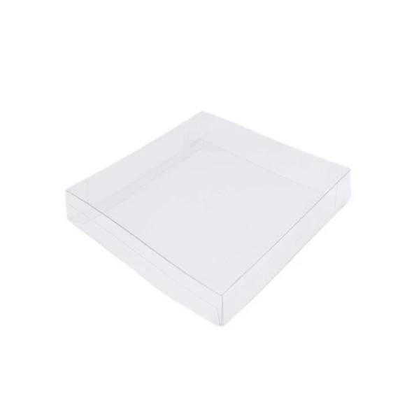 Asetat Kutu Bubble Mum Kutusu  20X20X3.5 CM (10 Adet)