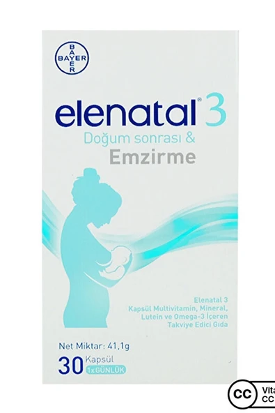 Elenatal 3 30 Kapsül - Resim 2