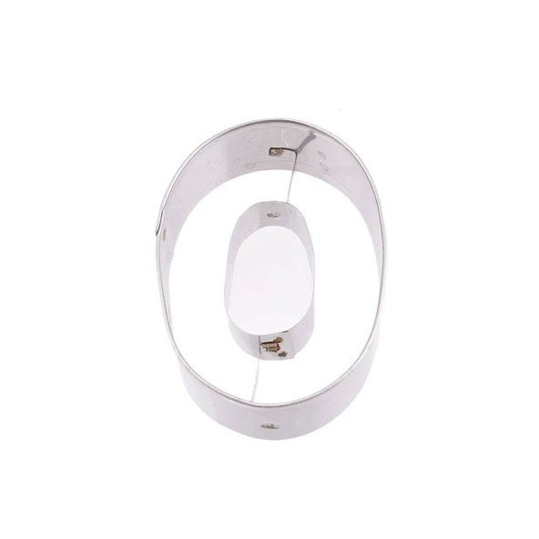 Kek Kurabiye Ve Pasta Kalıbı Metal  0 Sıfır Sayı Büyük Boy Rakam 8.5 CM