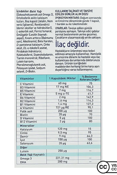 Elenatal 3 30 Kapsül - Resim 3