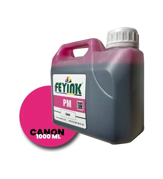 Feyink  Canon Pro Serisi Plotter DYE Kartuş Dolum Mürekkebi PFI-1300 PFI-1700 PM (Photo Magenta) -10