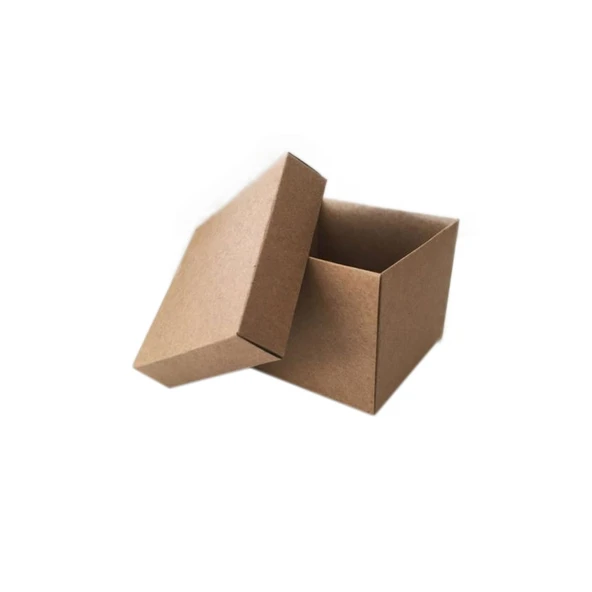 Komple Karton Kutu Düz Renk 8x8x6.5 CM (25 Adet)  Kraft