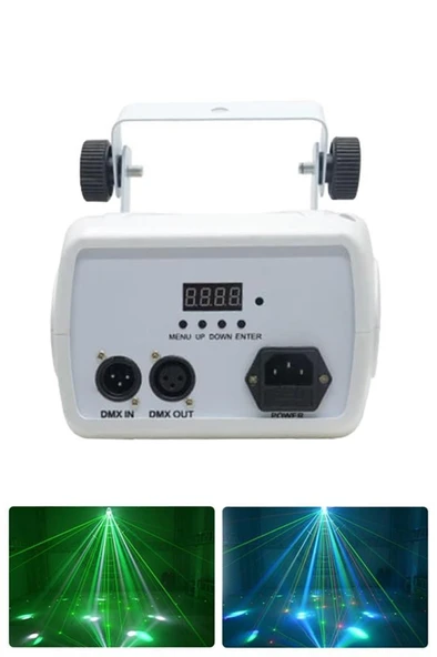 Quenlite QD-110 DMX Disko Led Lazer Strobe Işık Kelebek Efekti Parti Eğlence Işık RGBW 3in1 - 2