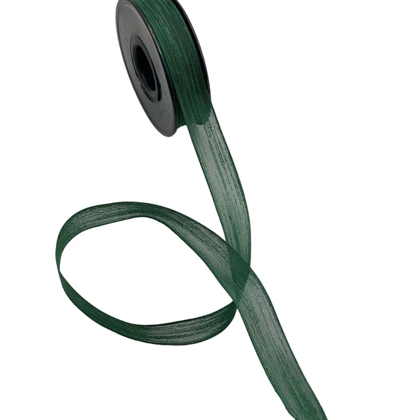 Nopel Keten Kurdele 2.5 Cm  (20 Metre)  Yeşil