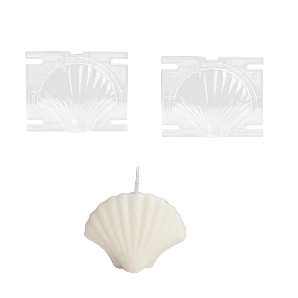 Poli Karbon Sert Plastik Shell Mum Kalıbı Büyük Boy 10X12 CM