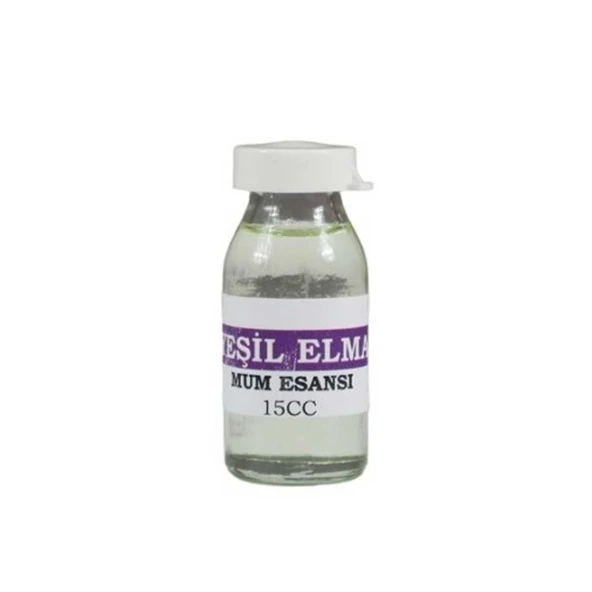 Mum Esansı  (Mum Koku Aromaları ) 15 Cc  Yeşil Elma