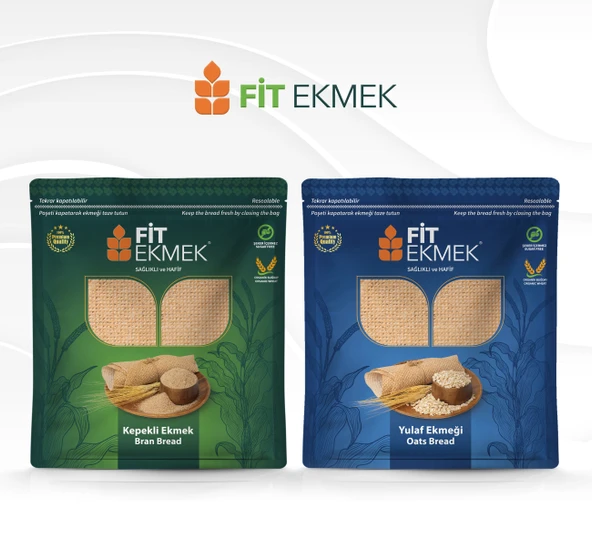 fit 2 Paket Yulaf Lavaş Ekmeği 2 Paket Kepekli Lavaş Ekmeği - 2