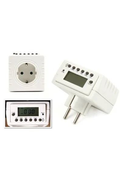 Ct-9182 Zaman Ayarlı Priz Dijital Zaman Saati Timer 3680W - 4