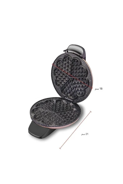 KORKMAZ Mia Waffle A319-03 Waffle Makinesi Rosagold - 4