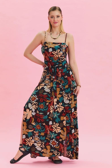 Askılı Belden Bağlamalı Elbise ürün görseli 1