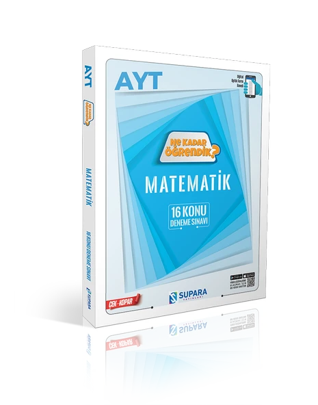 Supara AYT Matematik 16 Konu Deneme Ne Kadar Öğrendik Çek Kopar Supara Yayınları