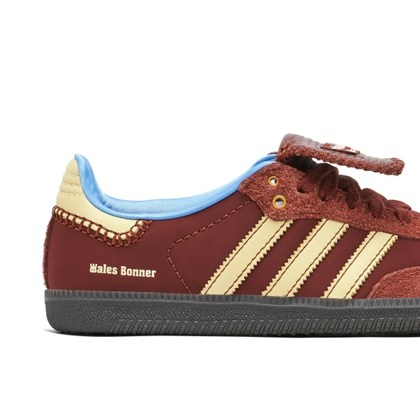 Adidas Samba x Wales Bonner Burgundy - Resim 4