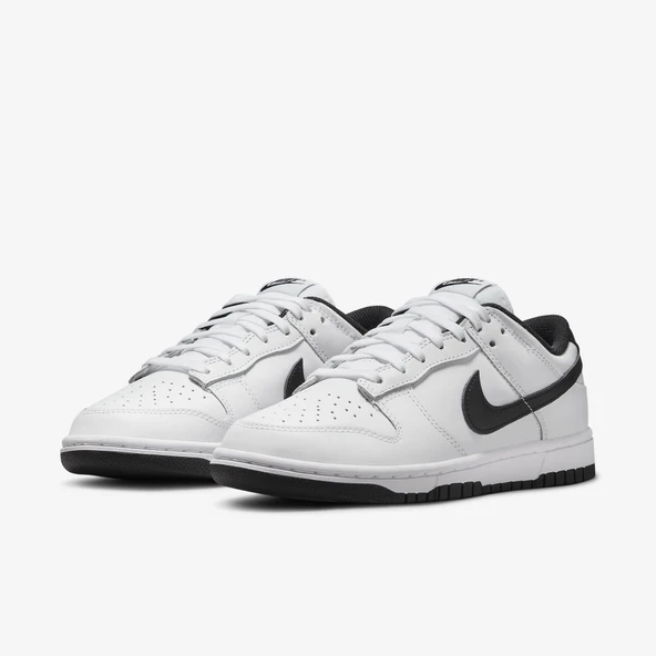 Nike Dunk Low White Black - Resim 4