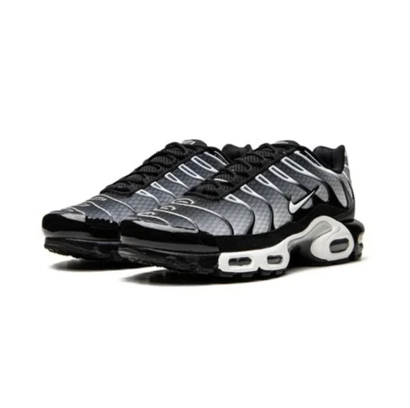 Nike Air Max Plus Black Silver White - Resim 4