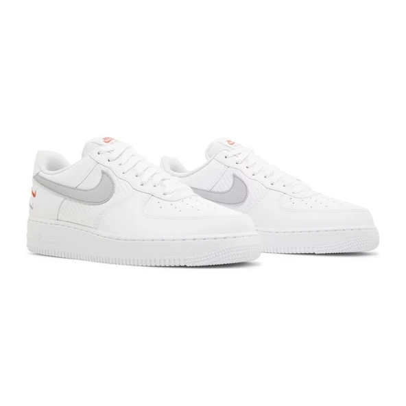 Nike Air Force 1 07 Double Swoosh White Picante - Resim 4