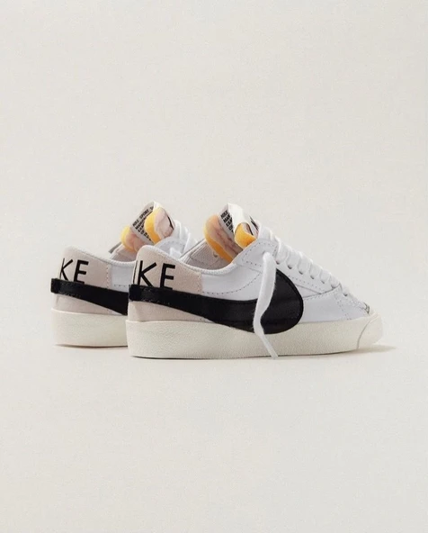 Nike Blazer Low 77 Jumbo White Black - Resim 2