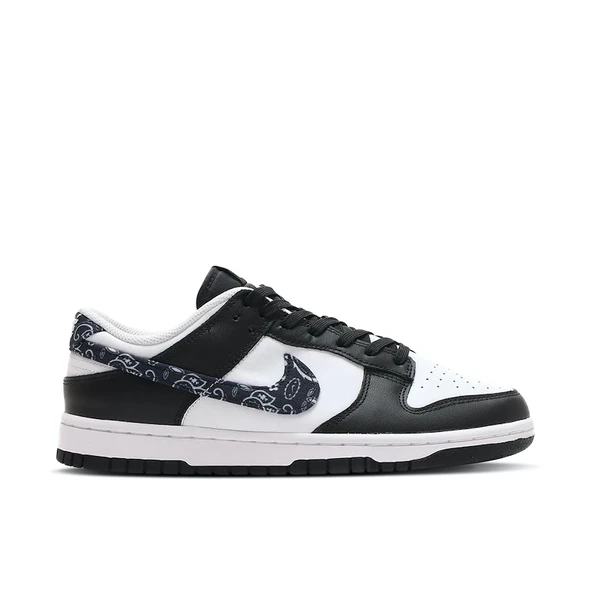 Nike Dunk Low Black White Paisley ürün görseli