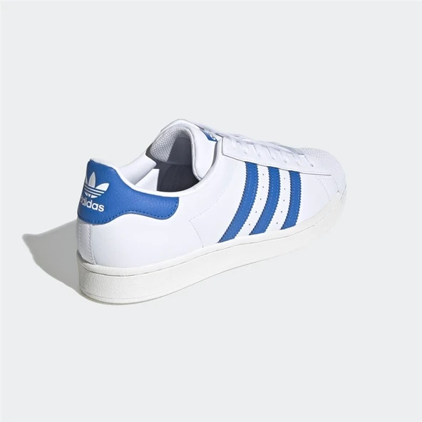Adidas Superstar White Blue Bird - Resim 2