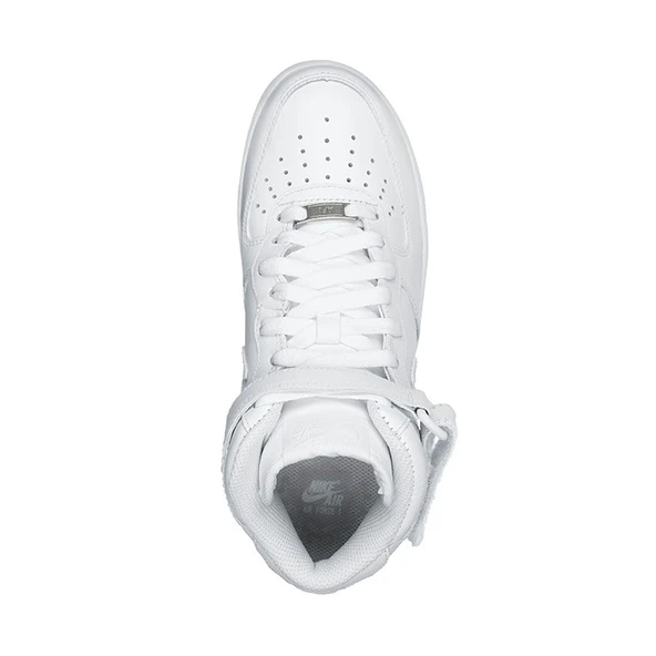 Nike Air Force 1 Mid White - Resim 3