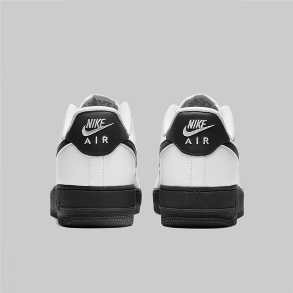 Nike Air Force 1 Low White Black Sole - Resim 4