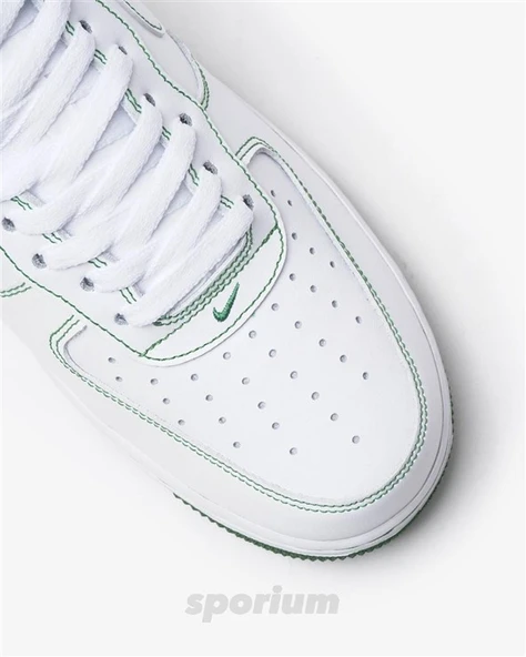 Nike Air Force 1 Low Contrast Stitch White Pine Green - Resim 6