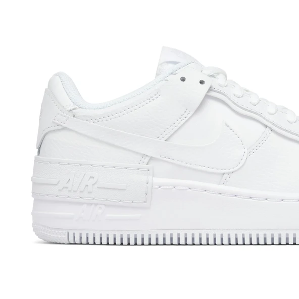 Nike Air Force 1 Shadow Triple White Womens - Resim 3