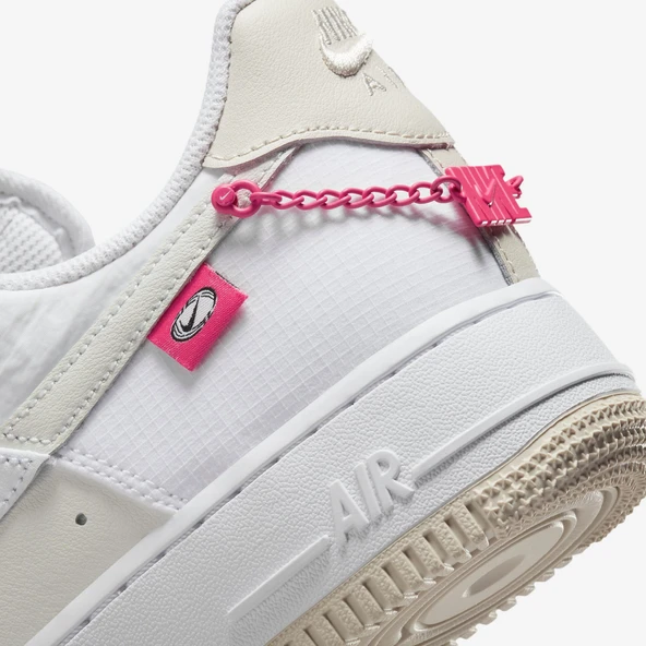 Nike Air Force 1 07 LX Pink Bling Womens - Resim 5