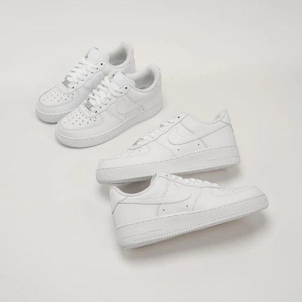Nike Air Force 1 07 Triple White - Resim 11