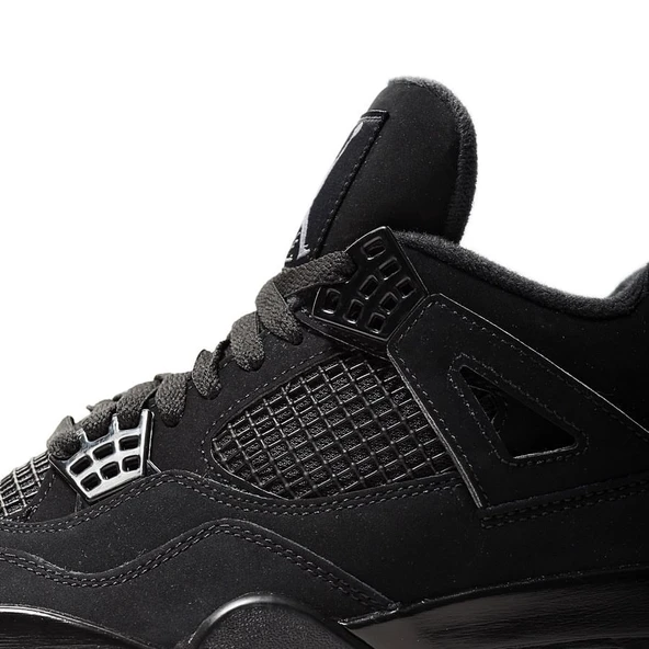 Nike Air Jordan Retro 4 Black Cat - Resim 4