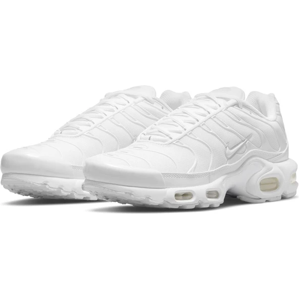 Nike Air Max Plus Triple White - Resim 5