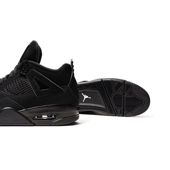 Nike Air Jordan Retro 4 Black Cat - Resim 5
