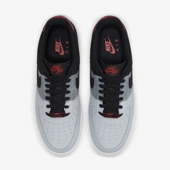 Nike Air Force 1 07 LV8 Black Smoke Grey - Resim 4